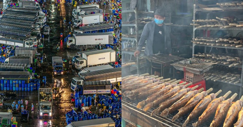 100 tấn cá lóc đổ bộ TP.HCM, thủ phủ cá nướng đỏ lửa xuyên đêm nướng 5.000 con ngày vía Thần Tài