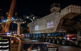 Phát hiện các 'quái thú' bê tông cốt thép nặng 120 tấn, di chuyển chậm 10 km/h xuyên thành phố suốt đêm, phục vụ nhiệm vụ đặc biệt dưới lòng đô thị