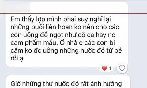 Mới đầu năm, Ban phụ huynh của một lớp đã khẩu chiến cực căng, nguồn cơn bắt đầu từ... chai nước ngọt!