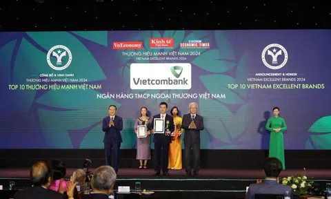 Vietcombank vào top Thương hiệu mạnh Việt Nam