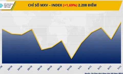 Lực mua mạnh mẽ kéo MXV-Index quay lại mức cao nhất trong vòng ba tuần