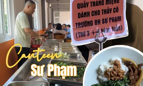 "Lạc chân" vào canteen nhỏ giữa lòng Đại học Sư phạm Hà Nội, hóa ra các thủ khoa toàn quốc ăn thế này!