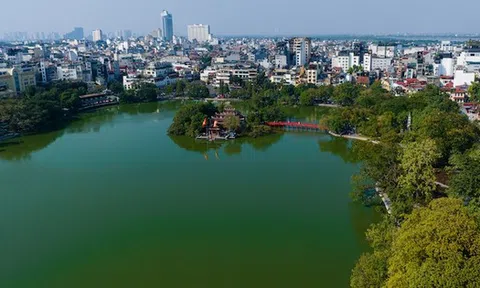 Ngắm những công trình văn hóa, lịch sử của quận Hoàn Kiếm từ trên cao