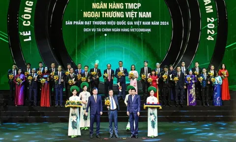 Vietcombank lần thứ 9 đạt Thương hiệu quốc gia