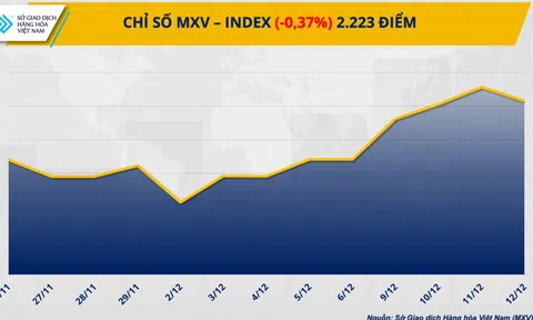 Chỉ số MXV-Index chấm dứt chuỗi tăng ba phiên liên tiếp