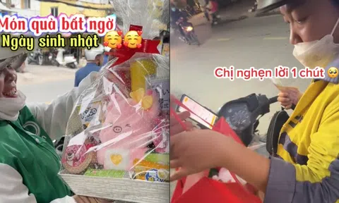 Tiệm gà ở TP.HCM "dành cả thanh xuân" để tặng quà cho shipper: Người bất ngờ vui mừng, người nghẹn ngào suýt khóc