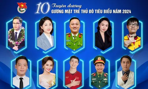 Chân dung 10 Gương mặt trẻ Thủ đô tiêu biểu năm 2024