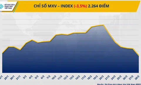 Thị trường hàng hóa ‘đỏ lửa’ kéo MXV-Index rơi xuống đáy trong 9 tuần