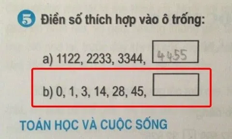 Bài toán lớp 3 nhưng khiến nhiều người lớn phải 'bó tay'