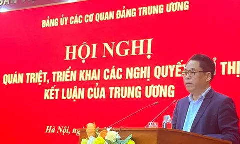 Phó trưởng Ban Tổ chức Trung ương: Ngày mai, báo cáo đề án sắp xếp, tổ chức lại đơn vị hành chính các cấp