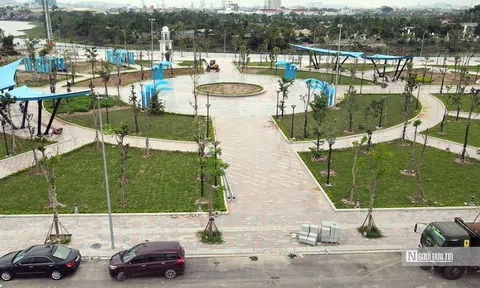 Cận cảnh dự án công viên 130 tỷ đồng ở cửa ngõ Tây Bắc Tp.Hải Phòng