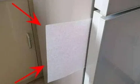 Người thông minh dùng 1 tờ giấy kẹp vào cửa tủ lạnh, biết lý do tôi vội vàng "copy" theo