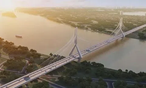 "Siêu" cầu dây văng 20.000 tỷ của Hà Nội khởi công, biểu tượng rồng bay cao trong Kỷ nguyên vươn mình