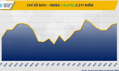 Diễn biến giằng co, MXV-Index đóng cửa trên mức 2.217 điểm
