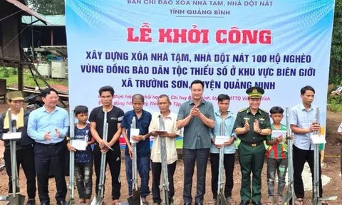 Quảng Bình cơ bản hoàn thành chương trình xóa nhà tạm, nhà dột nát trước ngày 2/9