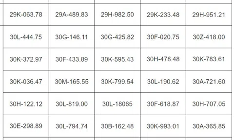 113 xe chạy quá tốc độ có biển số sau nhanh chóng nộp phạt nguội theo Nghị định 168