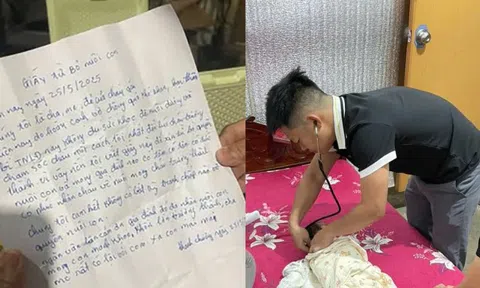 Bé gái bị bỏ rơi trong đêm cùng "giấy từ bỏ nuôi con"