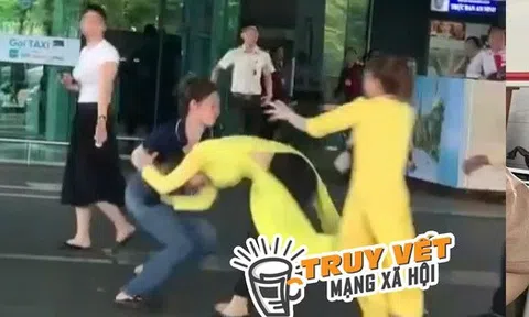 Xôn xao clip 2 nữ nhân viên ẩu đả trong sân bay Phú Quốc