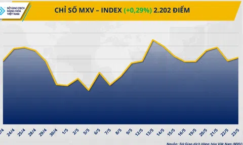 Diễn biến trái chiều, MXV-Index đóng cửa trong sắc xanh