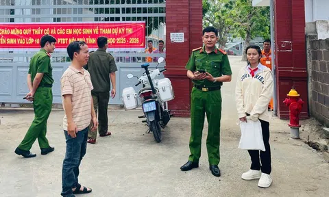 Bình Thuận: Công an dùng xe công vụ hỗ trợ thí sinh đi nhầm điểm thi 60km trong kỳ thi tuyển sinh lớp 10