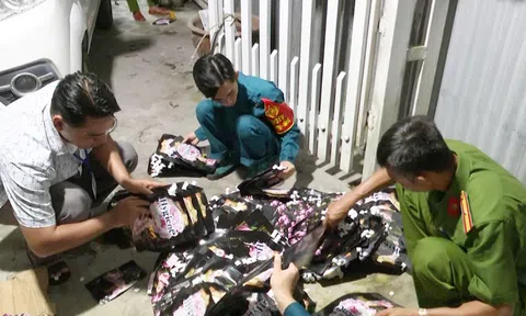 Tịch thu 472 can nước mắm, 4 thùng phuy nước giặt giả trong 1 căn nhà không số, có nhãn hiệu quen thuộc với nhiều người