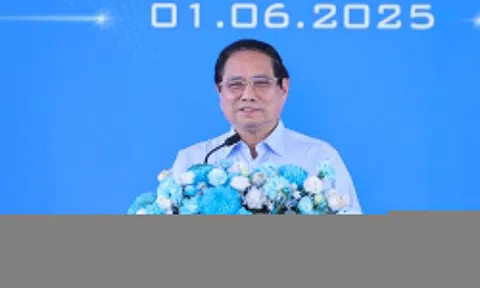 Thủ tướng dự lễ khởi công trung tâm trí tuệ nhân tạo tại Hà Nội