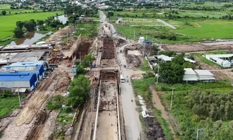 Toàn cảnh Vành đai 3 TP.HCM qua Củ Chi sau hơn 2 năm thi công