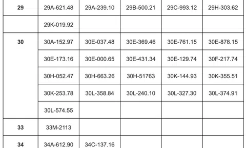 Mới nhất: 85 chủ xe có biển số sau nhanh chóng nộp phạt nguội theo Nghị định 168