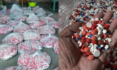 Theo dõi 100.000 gói hàng bất thường, cảnh sát triệt phá đường dây sản xuất thuốc giả doanh thu 765 tỷ đồng, tịch thu 500kg thuốc trong căn biệt thự