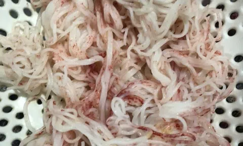 Bún đổi màu sau vài giờ mua về: Tạm đình chỉ cơ sở sản xuất