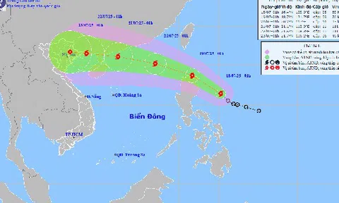 Bão mạnh khả năng đổ bộ nước ta, Bắc Bộ có thể hứng mưa lớn suốt 1 tuần