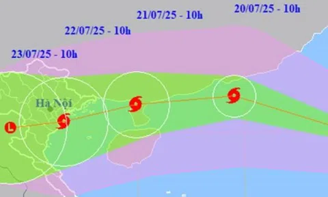 Bão số 3 Wipha 2025: Di chuyển nhanh, hoàn lưu rộng, có thể giật cấp 15
