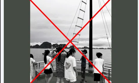Phẫn nộ vì bức ảnh du lịch năm 2024 của các em nhỏ bị xuyên tạc thành “khoảnh khắc cuối cùng” trước vụ lật tàu ở Hạ Long