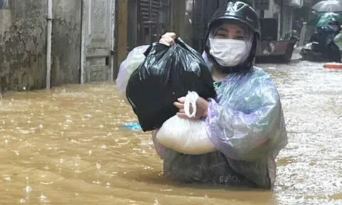 Tâm bão áp sát bờ biển Hưng Yên - Ninh Binh, miền Bắc mưa lớn đến cuối tuần