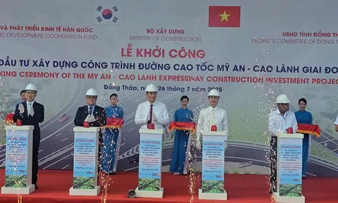 Khởi công dự án cao tốc hơn 6.100 tỷ đồng qua Đồng Tháp