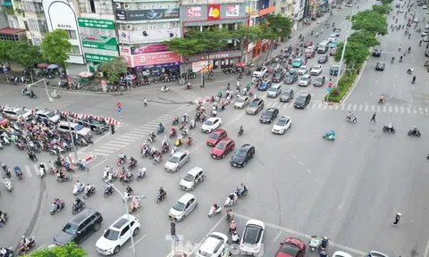 Cận cảnh các nút giao được xác định là 'cửa' kiểm soát xe máy xăng tại Hà Nội