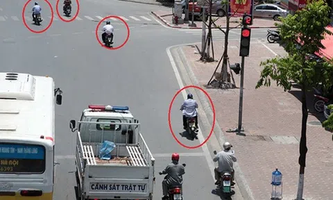75 chủ xe vượt đèn đỏ, không đội mũ bảo hiểm... có biển số sau nhanh chóng nộp phạt nguội theo Nghị định 168