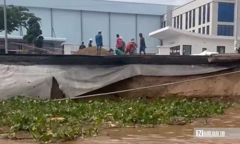 Sạt lở “xé toạc” kè sông Tiền, kiến nghị công bố tình huống khẩn cấp