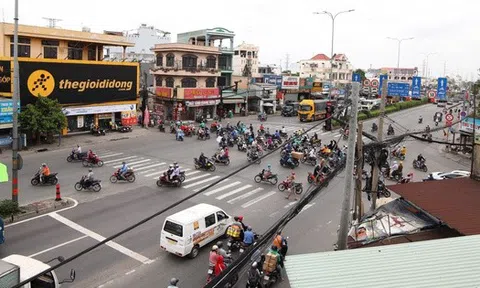 Hình ảnh Ngã tư Đình trước giờ G khởi công cầu vượt