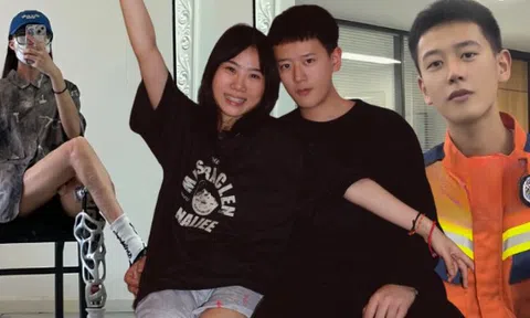 Chuyện tình “3 lần được cứu sống” của cô gái một chân và chàng lính cứu hoả điển trai