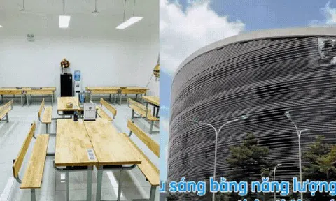 Cùng xem trường Tiểu học mới toanh ở Cầu Giấy, vừa đón lứa học sinh đầu tiên: Đẹp phát "Wow" ngay từ cổng trường!