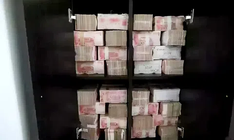 Đột kích căn hộ của nữ CEO công ty mỹ phẩm, tịch thu hơn 734 tỷ đồng tiền mặt chất đống như núi, phải dùng 3 xe tải bọc thép mới chở hết