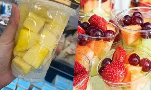 Một hộp hoa quả cắt sẵn có bao nhiêu rủi ro vệ sinh? Nếu bạn vẫn muốn ăn thì hãy ghi nhớ 4 điều khi mua