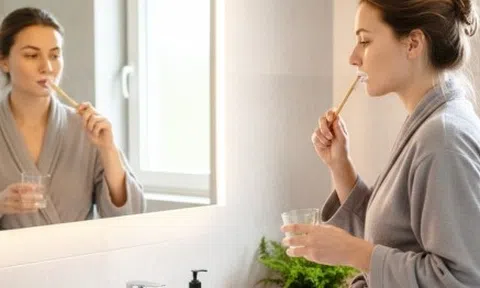 Nên đánh răng trước hay sau khi ăn sáng?