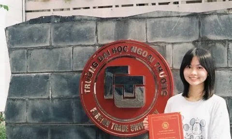 Nữ sinh tốt nghiệp thủ khoa Đại học Ngoại thương điểm tuyệt đối