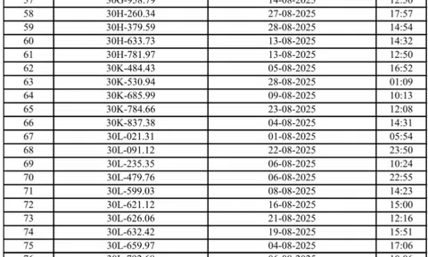 Hơn 230 chủ xe máy, ô tô Hà Nội có biển số sau nhanh chóng nộp phạt nguội theo Nghị định 168