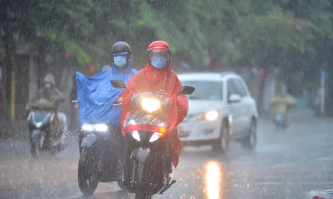 Ngày mai, Hà Nội và nhiều nơi tại Bắc Bộ sẽ có mưa to
