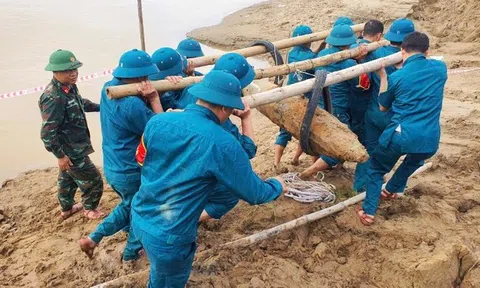Hủy nổ quả bom nặng 340 kg sót lại sau chiến tranh