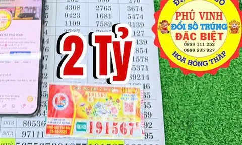 Xổ số miền Nam: Dãy số đặc biệt 567 và 2000 đã có người trúng thưởng
