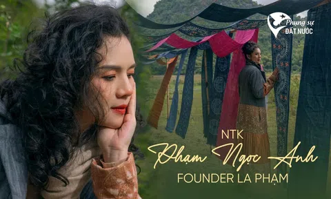 Từ sợi lá dứa, sợi ngô hay vỏ trái cây tưởng chừng như bỏ đi, nhà thiết kế Việt ‘biến hóa’ đưa thời trang dân tộc ra sàn diễn quốc tế